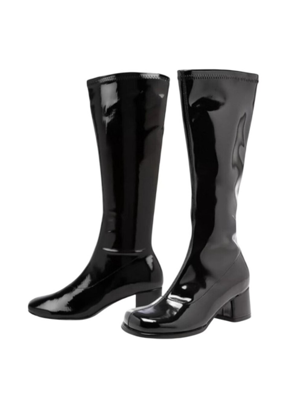 Ellie GoGo Boots Women Size 6 Retro 60s Costume Mod Patent Finish Austin Powers